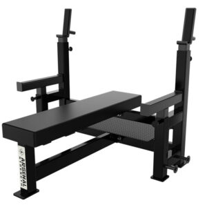 ALPHA COMPETITION FLAT BENCH W/FACE SAVERS